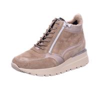 Waldläufer Sneaker Leder Taupe Warmfutter