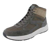 Waldläufer H Jack Herren Stiefelette mit Warmfutter braun grau Nubukleder
