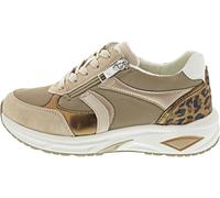 Waldläufer Damen-Halbschuhe H-Jill VELOURS MESH METALLIC AST Beige Größe 41 EU / 7 UK