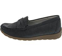 Waldläufer H-Lucy Damen Mokassin in Blau, Größe 8.5