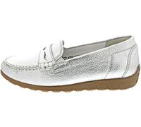 Waldläufer H-Lucy Damen Mokassin in Silber, Größe 5.5