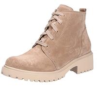 Waldläufer H-Luise Bootie, Order (Velour), Taupe, Schnür. und Reißverschl, Weite H 716807-195-230 (Größe: 40.5)