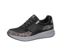 Waldläufer Damenschuhe Elegante Schnürer havanna schwarz havanna schwarz - Gr. - 5 UK