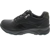 Waldläufer Herren Schnürer H-Max sportlich Schwarz Carbon Größe 46 / UK 11