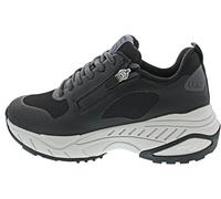 Waldläufer Damen Sneaker H-Pepper 721002-106 Low Top asfalto schwarz EU 38