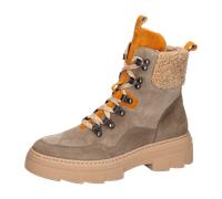 Waldläufer Bootie H-Saiga Damen Warmfutter Velour-/Nubukleder Weite H Grau Gr. 39 / 6 UK