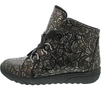 Waldläufer H-Steffi Damen Schnürstiefel in Schwarz, Größe 6