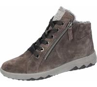 Waldläufer H-Teresa Bootie 961802-195-052 Warmfutter, Order-Velourleder, Carbon-Grau, Weite H Grau Gr. 40 1/2
