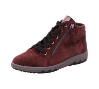 Waldläufer Damen Stiefelette H-Teresa Schnür-Bootie Rot (Bordo) Größe 40 (EU) / 6,5 (UK)