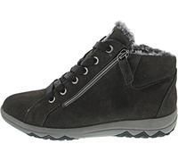 Waldläufer H-Teresa Bootie 961802-195-052 Warmfutter, Order-Velourleder, Carbon-Grau, Weite H Grau Gr. 39