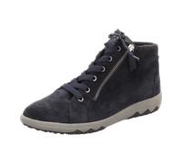 Waldläufer H-Teresa Stiefelette RV Schnürer für Damen, blau, Größe 42 ½ EU / 8,5 UK