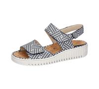 Waldläufer Damen Keilsandale H-Willow Blau 42