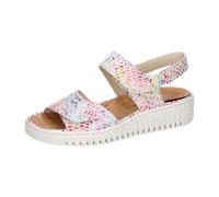 Waldläufer Sandalette Damen Willow H 955001 hellgrau bunt H-Weite Größe 38