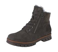 Waldläufer H Xara Damen Stiefelette braun carbon Denver Doubleface Nubukleder