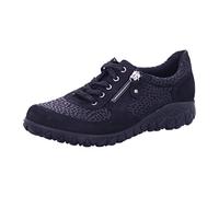 Waldläufer Damen Schnürhalbschuhe Havy Soft Schnürschuh Leder-/Textilkombination Freizeit Sport Schuhe Uni