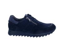 Waldläufer Haiba Sneaker 923023-300-194, Order (Veloursleder)/ Bronx/Gree, Notte (dunkelblau), Weite H Blau Gr. 38