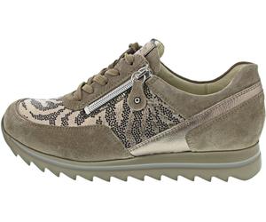 Waldläufer Haiba sportlicher Schnürer Beige - Beige / 42