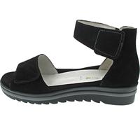 WALDLÄUFER HAKURA 351005191001 Damen Sandalette, Schwarz 40 EU