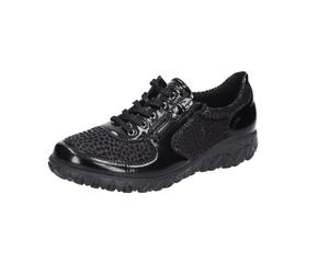 Waldläufer Halbschuhe RV für Damen, schwarz, Größe 40 ½ EU / 7 UK