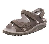 Waldläufer Hanni, Sandale, Dynamic-Sohle, Denver (Nubuk), Stein (grau), Weite H 448001-229-070 (Größe: 39)