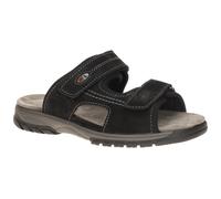 Waldläufer HARALD 372501 100 001 schwarz - bequeme Pantoletten für Herren - Größe 46.5