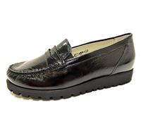 Damen Waldläufer Komfort Slipper schwarz 549002 36