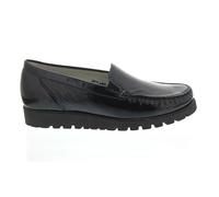 Waldläufer Hegli, Mokassin, Profilsohle, Taipei (Lackleder), Notte (d.blau), Weite H 549001-143-194 Blau Gr. 42