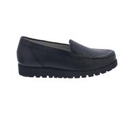 Waldläufer Hegli, Slipper, Profilsohle, Hirschleder (Deer), schwarz, Weite H 549512-199-001 schwarz Gr. 38