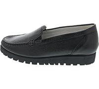 Waldläufer Hegli, Slipper, Profilsohle, Hirschleder (Deer), schwarz, Weite H 549512-199-001 schwarz Gr. 38