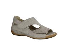 Waldläufer Heliett 342024-070 Stein (Beige) - Sandale mit Loser Einlage - Damenschuhe Sandale bequem/lose Einlage, Beige, Leder (Ratan), Gr. 41,5 EU