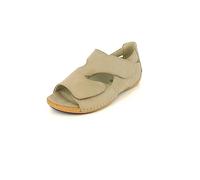 Waldläufer Heliett 342024 191 094 Beige Nubuck Leather Womens Wide Fit Sandals 40