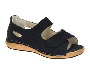 Waldläufer Heliett Sandale blau marine K-Weite 681801 - Größe 40
