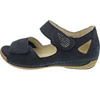 Waldläufer Komfort Sandalen grün NUBUK GIRAFFESTR. 37