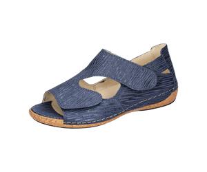 Waldläufer Helliett 342024 133 206 jeans Ratan für Damen, blau, Größe 40 EU / 6,5 UK