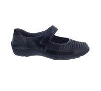 Waldläufer Henni 496H33-325-001, Ortho-Tritt, Taipei (Lackled.) / Stretch-ST./ Denver, Schwarz, Weite H Schwarz Gr. 40 1/2