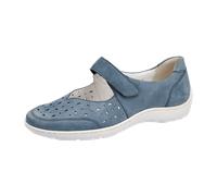 Waldläufer Damenschuhe Henni Komfort Bequem bis 35 mm Absatz/Keil Blau Gr.4/37