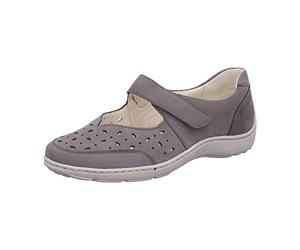Waldläufer Henni Nubuk Pietra 469325/191088 Ballerina (Numeric_38_Point_5)