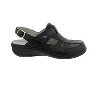 Waldläufer Heria, Clog, Pigalle (Glattleder), schwarz, Klettverschluss, Weite H 408704-172-001 Gr. 37 1/2