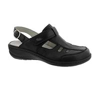 Waldläufer Heria, Clog, Pigalle (Glattleder), schwarz, Klettverschluss, Weite H 408704-172-001 (Größe: