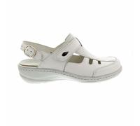 Waldläufer Heria, Clog, Pigalle (Glattleder), Weiss, Klettverschluss, Weite H 408704-172-150, Größe