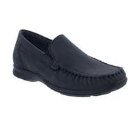 Waldläufer Herko Mokassin, Crazy Horse (Nubukleder), Notte (dunkelblau), Weite H 526502-158-194, Größe 43 EU