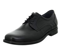 Waldläufer Henry 15 Herren Leder Halbschuhe schwarz, Waldläufer Leder Fußbett, Lederfutter, Extra Weite, 2236105/8.5