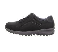 Waldläufer Herren Freizeit Schnürer, Schwarz 7,5
