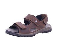 Waldläufer Trekkingsandalen Harald Lugina 372001 – Leder/Textil, Braun, Herren Gr. 7.5