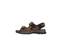 Sandale WALDLÄUFER "H-Taro", Herren, Gr. 9,5 (44), braun (dunkelbraun), Nubukleder, Basic, Schuhe, Sommerschuh, Klettschuh, Freizeitsandale, mit Profilsohle, H-Weite (53577036-9,5) dunkelbraun