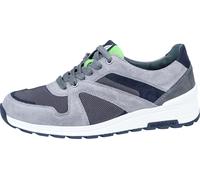Waldläufer Herrenschuhe Sportliche Schnürer HELLGRAU MARINE BAS. HELLGRAU MARINE BAS. - Gr. - 10 UK