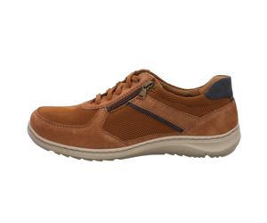 Waldläufer Herrenschuhe Sportliche Schnürer marine cognac marine cognac - Gr. - 11.5 UK