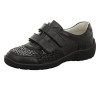 Waldläufer Hesna Damenschuhe Halbschuhe Bequem Klettschuh Schwarz Freizeit, Schuhgröße:EUR 38 | UK 5