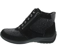 Waldläufer Hesna Schnürstiefel Schwarz - Schwarz / 38