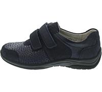 Waldläufer Komfort-Slipper Hesna Damen extra weit Blau Größe 41,5